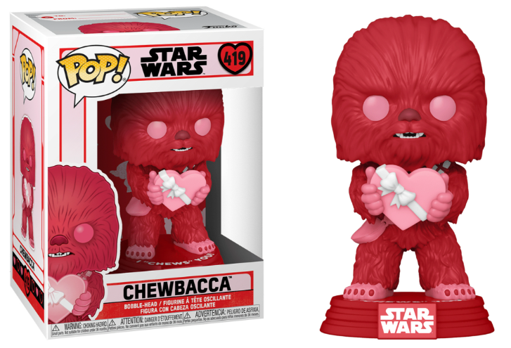Chewbacca Valentine's Day Star Wars Funko Pop