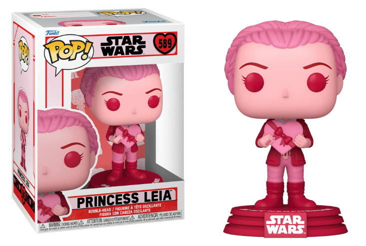 Princess Leia Valentine's Day Star Wars Funko Pop